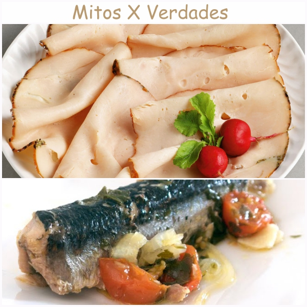 Peito de peru-sardinha